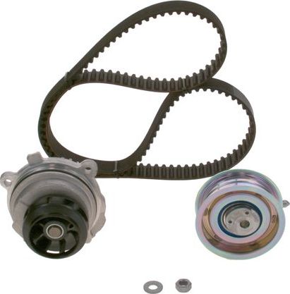 Помпа (водяной насос) с комплектом ремня ГРМ Bosch для Audi A4 II (B6) 2000-2004. Артикул 1 987 946 391