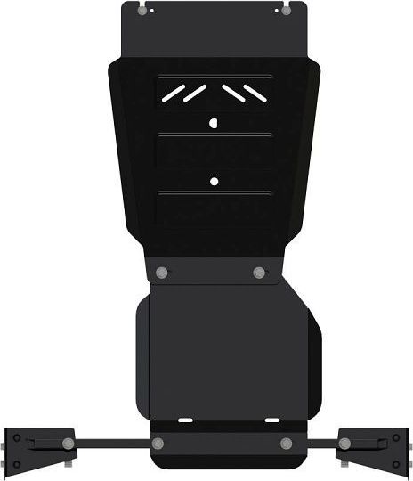 Защита Шериф усиленная (3 мм) для КПП и РК Mitsubishi Pajero Sport III 2016-2026. Артикул 14.3405