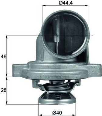 Термостат Mahle Behr для Mercedes-Benz V-Класс I (W638) 1996-2003. Артикул TI 23 80