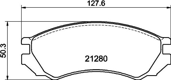 Тормозные колодки Mintex передние для Nissan Primera P10 1990-1996. Артикул MDB1443