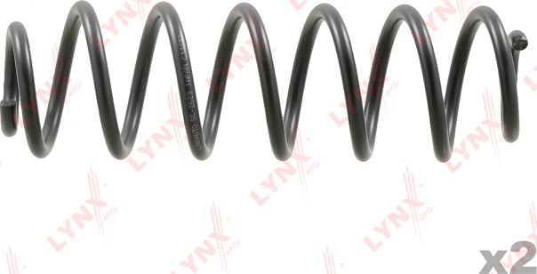 Пружина подвески LYNXauto задняя для Skoda Octavia A7 2012-2019. Артикул SC-2623