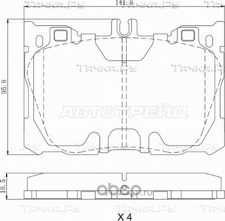 Колодки тормозные перед MERCEDES C W205 15-E W213 (SAT). Артикул ST280207