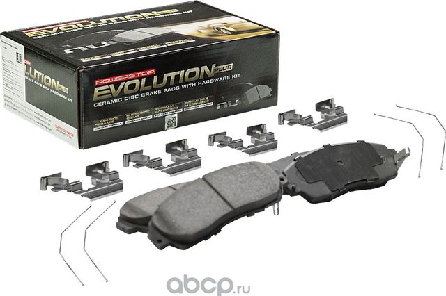Передние керамические колодки Evolution PLUS Z17 PowerStop 17-1521. Артикул 171521