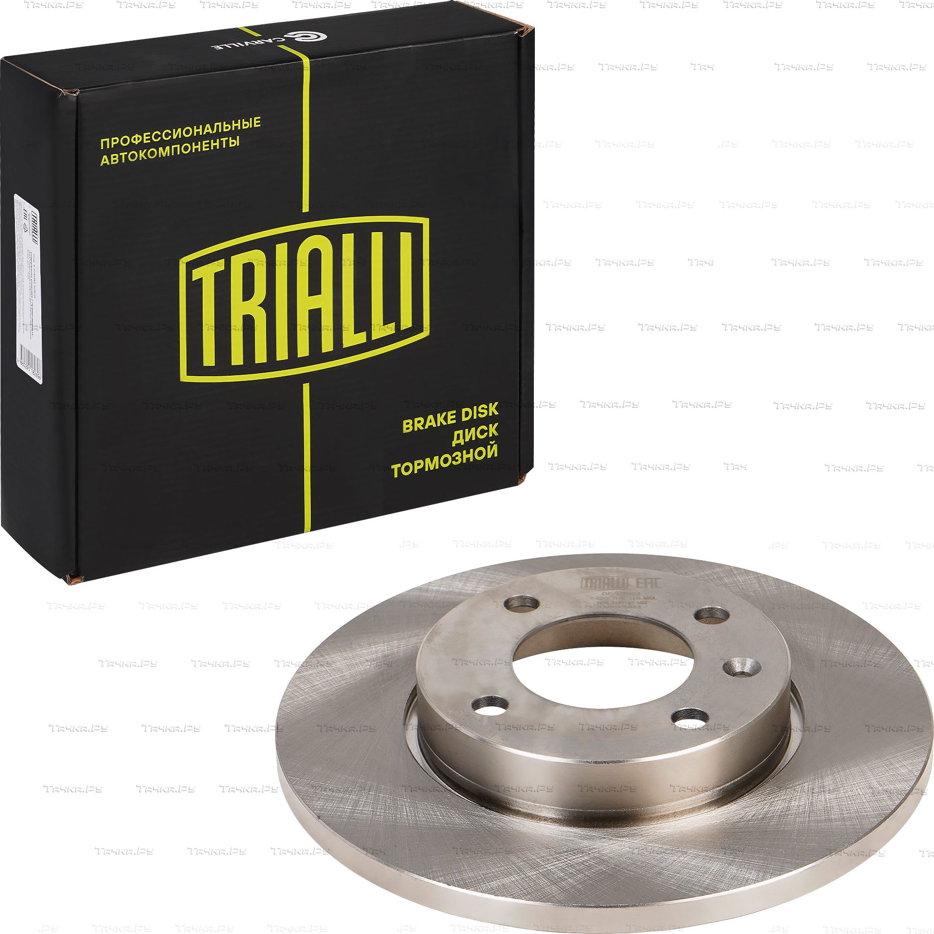 Тормозной диск Trialli передний для Suzuki Grand Vitara II 1998-2005. Артикул DF 180102