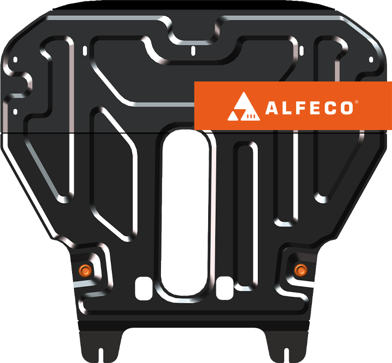 Защита Alfeco для картера и КПП Chery Tiggo 2 Pro 2023-2026. Артикул ALF.02.32