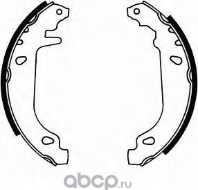 Тормозные колодки (стояночная тормозная система) SCT-Germany задние для Renault 11 1983-1988. Артикул SS 527