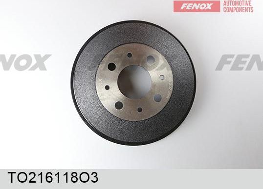 Тормозной барабан Fenox. Артикул TO216118O3