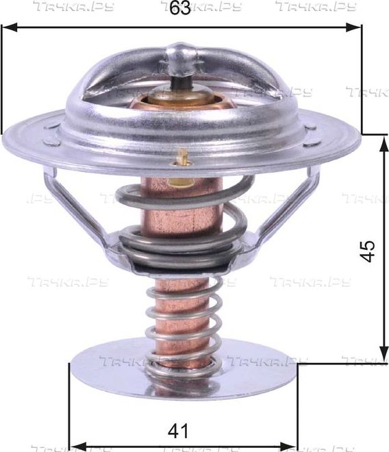 Термостат Gates для УАЗ Hunter 2004-2026. Артикул TH43080