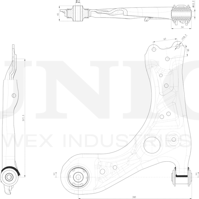 Рычаг подвески (Unio). Артикул SSP-40180