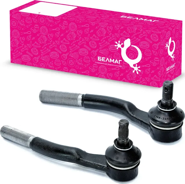 Наконечник рулевой ВАЗ 210809 лев+пр БелМаг BM.0460 (Belmag). Артикул BM.0460