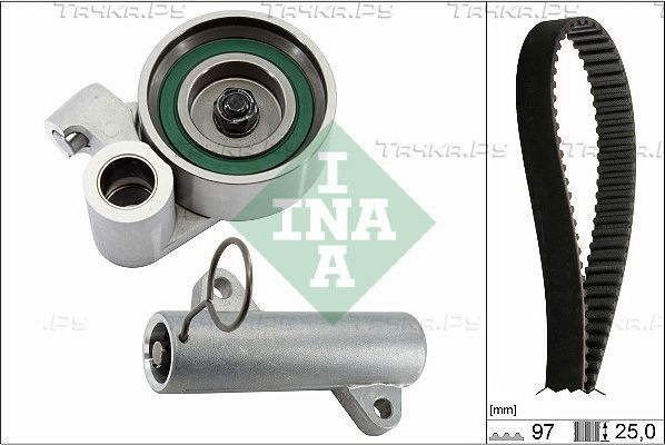 Ремень ГРМ с роликами (комплект) Ina для Toyota Hilux VI 2001-2005. Артикул 530 0719 10