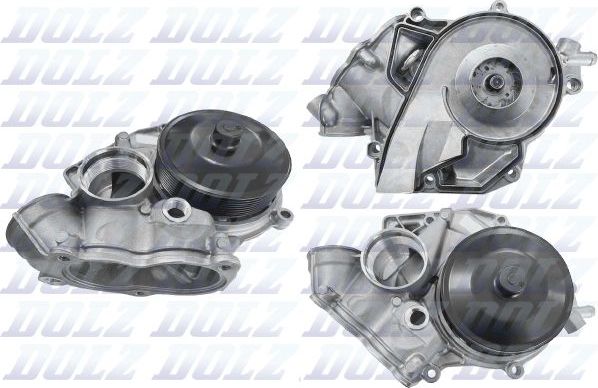 Помпа (водяной насос) Dolz для Mercedes-Benz Actros MP4 2011-2019. Артикул M676
