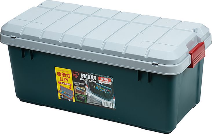 Ящик экспедиционный Iris Ohyama RV BOX 800 c двойной разделенной крышкой 78,5x37x32,5 см. Артикул RV800C