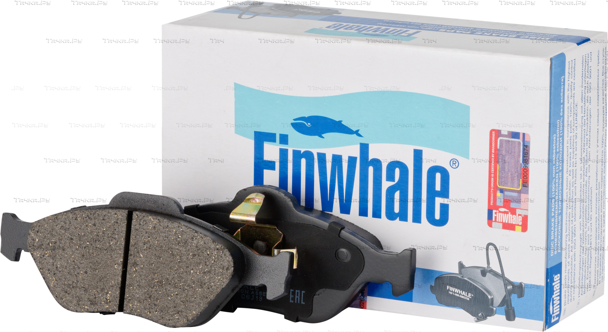 Тормозные колодки Finwhale передние для Ford Fusion I 2002-2012. Артикул V329