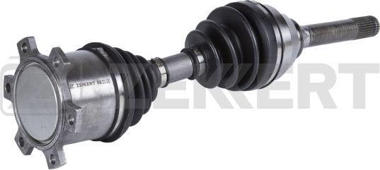 Полуось (привод в сборе, приводной вал) Zekkert передняя правая для SsangYong Musso I 1996-2005. Артикул AW-5628