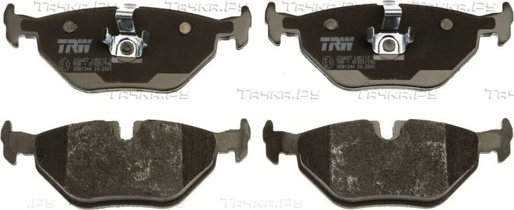 Тормозные колодки TRW COTEC задние для BMW Z1 1990-1991. Артикул GDB1344