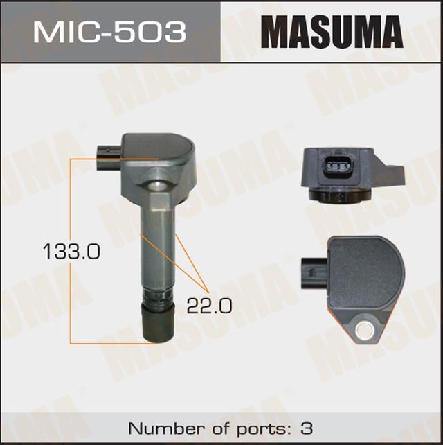 Катушка зажигания Masuma. Артикул MIC-503