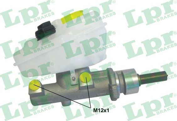 Тормозной цилиндр главный LPR (алюминий). Артикул 1473