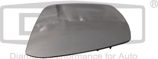 Зеркальное стекло бокового зеркала DPA левое для Skoda Octavia A7 2012-2019. Артикул 88571786302
