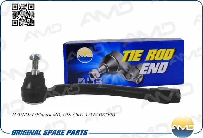 Наконечник рулевой левый 56820-3X000/ (AMD). Артикул AMDTE233L