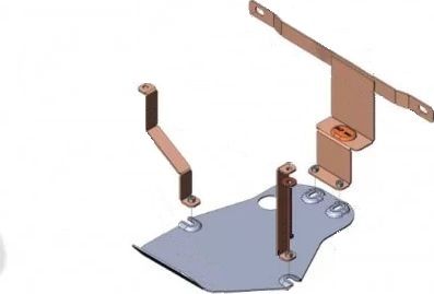 Защита Alfeco для редуктора заднего моста Kia Sorento IV 2020-2026. Артикул ALF.11.49