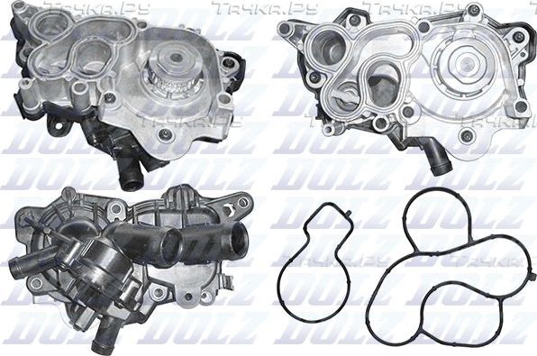 Помпа (водяной насос) Dolz для Skoda Octavia A8 2020-2021. Артикул A247