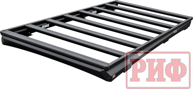 Багажник алюминиевый (платформа с крепежом) 1250x2080 мм РИФ для Toyota Land Cruiser 100 1998-2007. Артикул RIF105-roof4