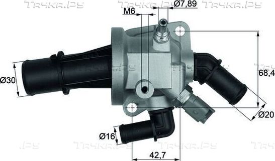 Термостат Mahle Behr для Fiat Panda II 2003-2013. Артикул TI 164 88
