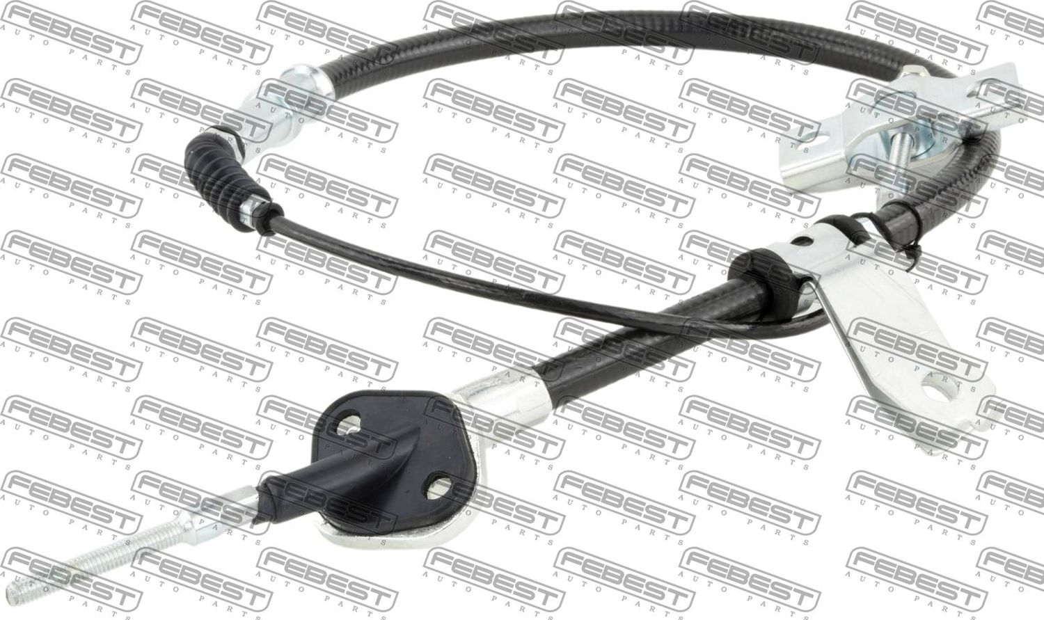 Трос ручника (тросик ручного тормоза) Febest. Артикул 12100-H1F