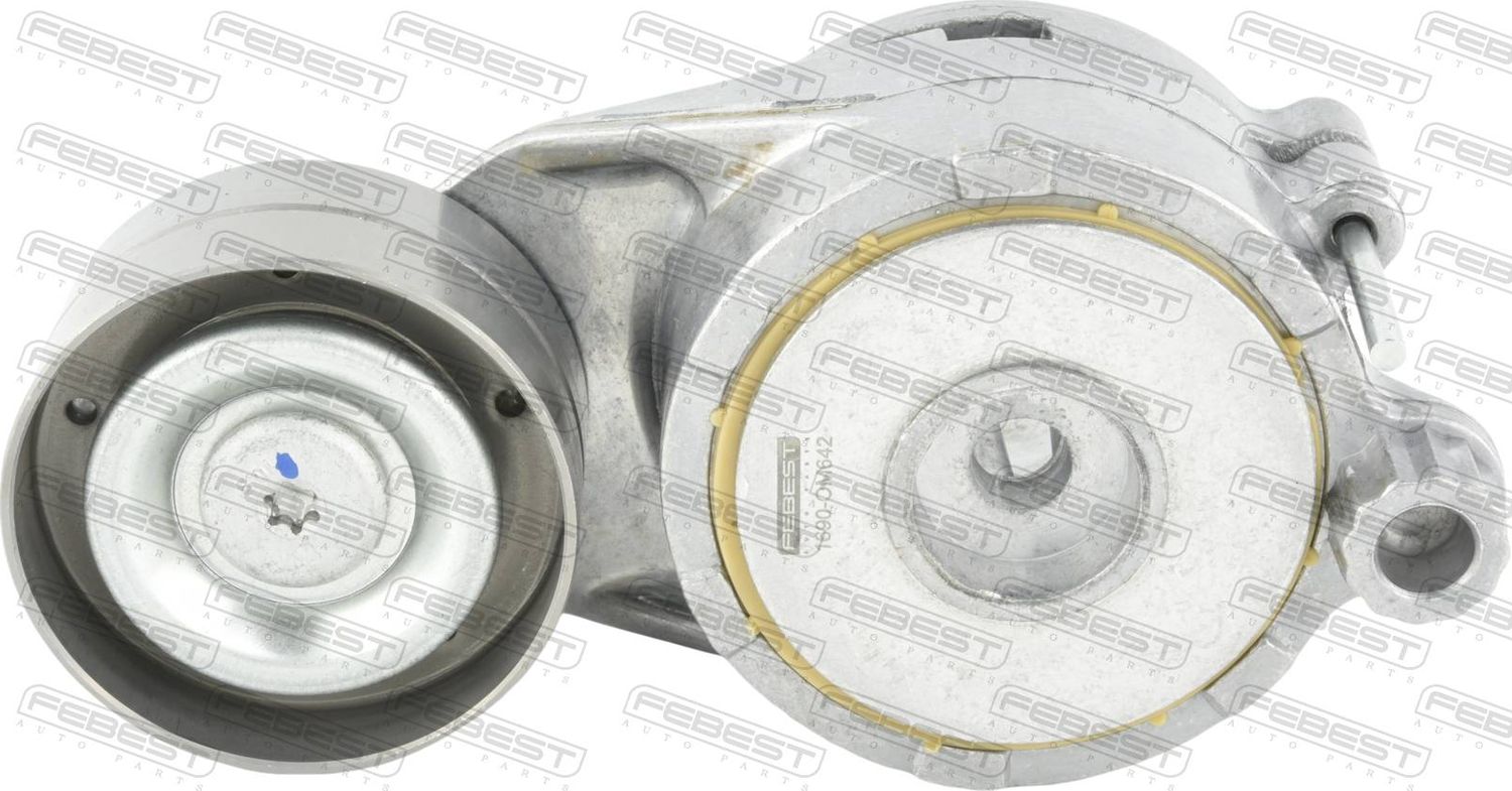 Натяжной ролик (натяжитель) приводного клинового зубчатого ремня Febest. Артикул 1690-OM642