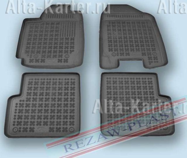 Коврики Rezaw Plast для салона Toyota Corolla E120 (с огнетуш.) 2002-2006. Артикул 201402