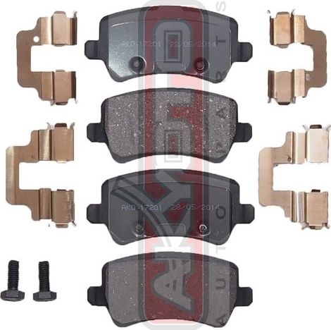 Тормозные колодки Akyoto Packing AKYOTO. Артикул AKD-17201