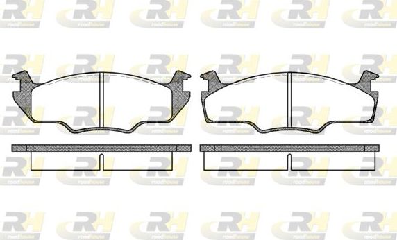 Тормозные колодки RoadHouse. Артикул 2121.10