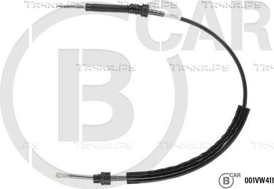 Трос переключения передач КПП B CAR для Volkswagen Caddy III 2004-2015. Артикул 001VW411