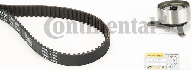 Ремень ГРМ с роликами (комплект) ContiTech для Toyota Vios I 2002-2008. Артикул CT827K1