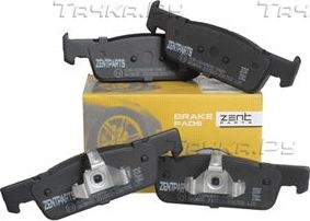 Тормозные колодки Zentparts передние для Smart Forfour II (W453) 2014-2026. Артикул Z07247