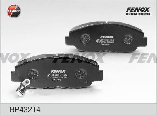 Тормозные колодки Fenox. Артикул BP43214