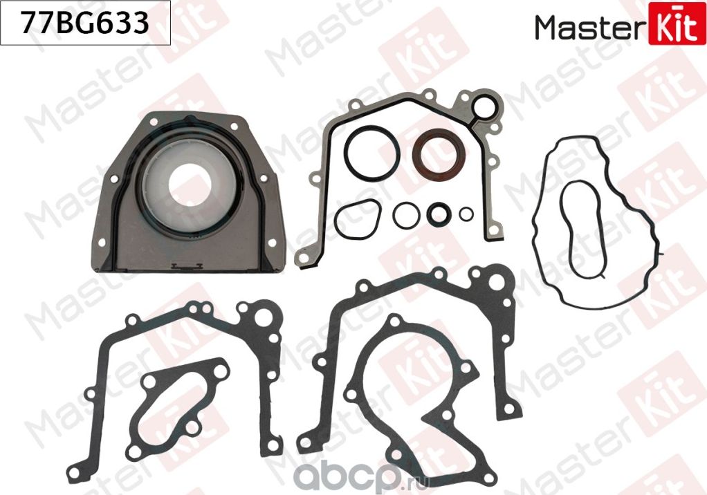 Комплект прокладок, блок-картер двигателя (Master KIT). Артикул 77BG633