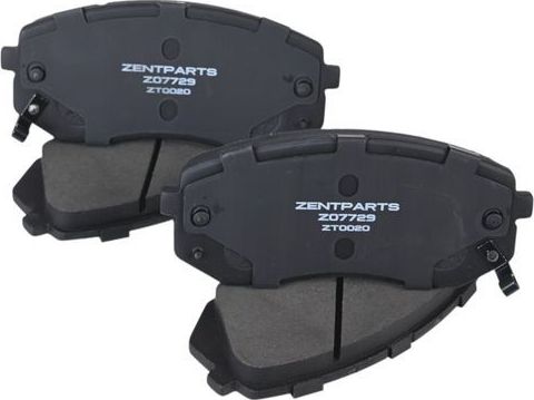 Тормозные колодки Zentparts. Артикул Z07729