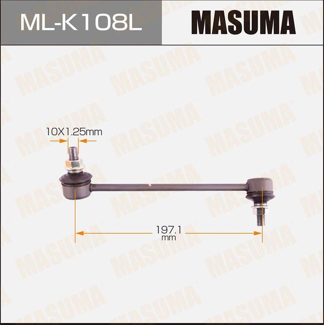 Стойка (тяга) стабилизатора Masuma. Артикул ML-K108L