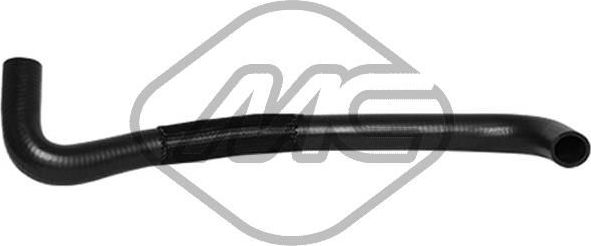 Патрубок радиатора (системы охлаждения) Metalcaucho нижний для Renault Kangoo II 2008-2026. Артикул 07442