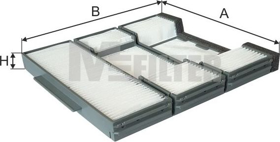 Салонный фильтр MFilter. Артикул K 9141