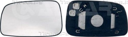 Зеркальное стекло бокового зеркала Alkar левое для Toyota Corolla E120, E130 2005-2007. Артикул 6441265