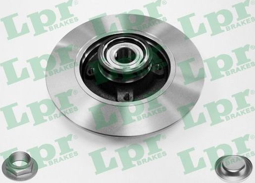 Тормозной диск LPR LPR HUB BRAKE DISC LINE задний для Opel Crossland X I 2017-2017. Артикул O1052PCA