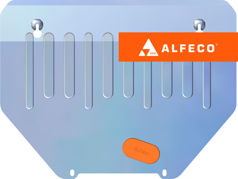 Защита алюминиевая Alfeco (4 мм) для картера Subaru XV II (GT) 2017-2026. Артикул ALF.22.40AL4