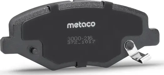Колодки тормозные передние к-кт (Metaco). Артикул 3000216