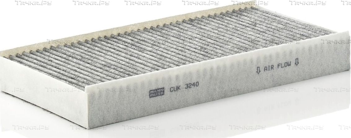 Салонный фильтр Mann-Filter для Peugeot 407 2004-2008. Артикул CUK 3240