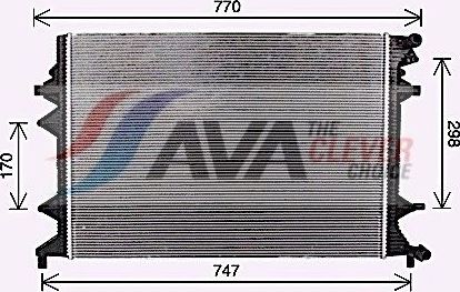 Радиатор низкотемпературный AVA. Артикул VN2415