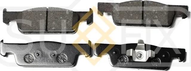 Колодки тормозные дисковые передние правые/левые RENAULT CLIO IV (BH) 2012 (Sufix). Артикул SX1411