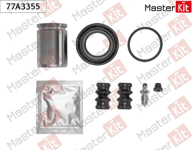 Ремкомплект тормозного суппорта+поршень VOLVO XC70 II (136) 2007 (Master KIT). Артикул 77A3355